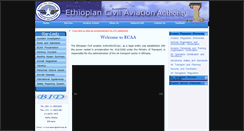 Desktop Screenshot of ecaa.gov.et